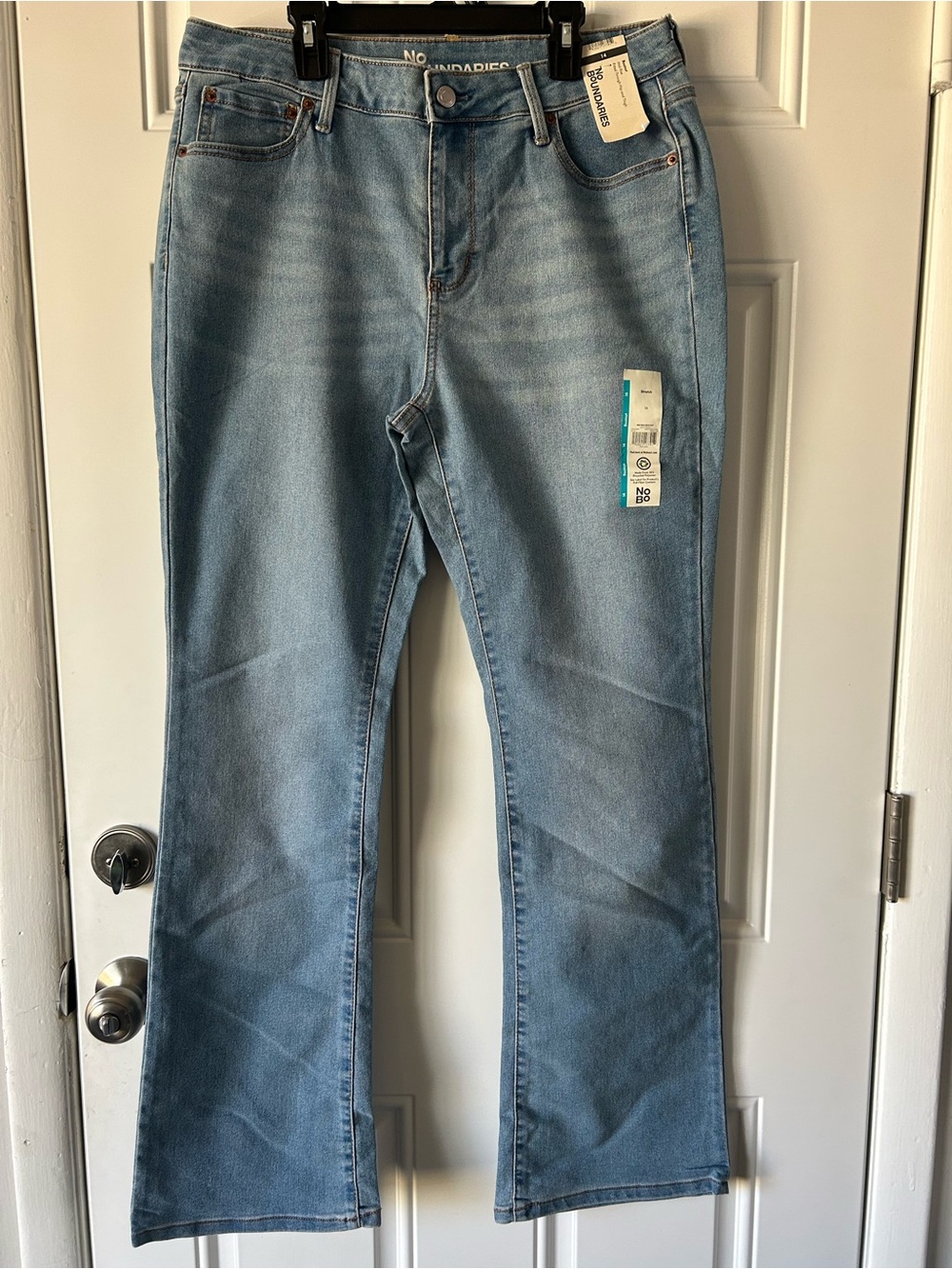 No Boundaries Light Blue Flare Jeans